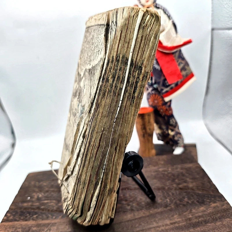 Libro Giappone Xilografia Edo 1800 Illustrato Ukiyo-e Bunko Completo